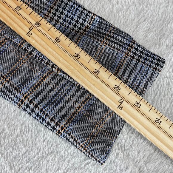 H&M Preppy Clueless Glenn Plaid Blazer Jacket Women XS Gray Officecore Tailored - Picture 12 of 13